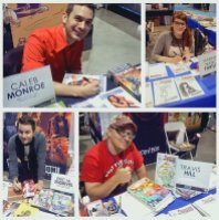 Writer Caleb Monroe, artist Hannah Nance Partlow, writer Eric M. Esquivel & artist Travis J. Hill rounded out BOOM! Studios' Long Beach Comic & Horror Con 2013 talent