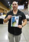 He said this photo would mark the first time he'd be on the internet -- here's your 15 minutes, DAY-MEN-#1-signed-by-creator-Matt-Gagnon-raffle-winner! (I also endorse Ed Robertson's Comics pictured in the background)